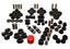Energy Suspension 90-93 Acura Integra Black Hyper-Flex Master Bushing Set components