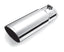 Gibson Round Single Wall Angle-Cut Tip - 3.5in OD/3in Inlet/12in Length - Stainless for offroad performance upgrades