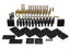 Energy Suspension Toy Land Cruiser Body Mount Set - Black parts