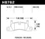 Hawk 11-17 Porsche Cayenne / 11-16 VW Touareg Performance Ceramic Street Rear Brake Pads dimensions