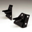 KC HiLiTES 86-95 Jeep YJ Windshield Hinge Light Mount Bracket Set (Pair) - Black for offroad lighting and electrical.