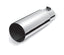 Gibson Round Single Wall Straight-Cut Tip - 3.5in OD/3in Inlet/12in Length - Stainless for performance offroad parts