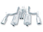 Borla 05-10+ Charger / Magnum / 300C R/T 5.7L Aggressive Catback Exhaust components