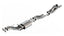 Borla 23-24 Ford F-150 Raptor R ATAK Catback Exhaust system components