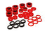 Energy Suspension 99-07 Ford F-250/F-350 SD 2/4WD Crew Cab Body Mount Set - Red for offroad performance upgrades