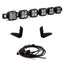 Baja Designs 2021+ Ford Bronco 6 XL Linkable Light Bar For Steel Bumper Mount with wiring harness and brackets.