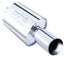 Borla Boomer Muffler Thumper Oval 2-1/4in In 4in Side Round Out for offroad performance upgrades