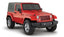 Bushwacker 07-18 Jeep Wrangler Pocket Style Flares 2pc Fits 2-Door Sport Utility Only - Black on red Jeep Wrangler
