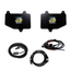 Baja Designs Jeep JT LED Light Dual S1 Reverse Kit For 18-Pres Wrangler JT wiring components and light mounts