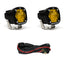Baja Designs S1 Amber Wide Cornering LED Light w/ Mounting Bracket Pair for offroad lighting and electrical.