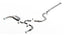 Borla 22-23 Hyundai Elantra N 2.0L 4 CYL. Turbo AT/MT ATAK Catback Exhaust Bright Chrome parts layout