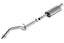 Borla 18-20 Jeep Wrangler JLU 2.0L I4 Climber Turn Down Exit Cat-Back Exhaust - high clearance performance offroad parts