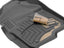 Weathertech 12-19 Dodge Ram 1st & 2nd Row Black 3D Floor Liners HP with spilled drink.
