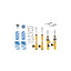 Bilstein B16 (DampTronic) 2021-2015 Volkswagen GTI/2019-2015 Golf R Front and Rear Suspension Kit components.