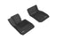 3D MAXpider 2012-2019 BMW 3 Series F30/F34 Kagu 1st Row Floormat - Black, tailored floor mats for vehicle protection.