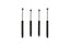 MaxTrac 18-20 Jeep Wrangler JL 2WD/4WD 2.5in Front & Rear Shock Absorbers, off road parts, suspension lift kits.