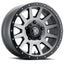 ICON Compression 17x8.5 5x150 25mm Offset 5.75in BS 110.1mm Bore Titanium Wheel for offroad performance upgrades.