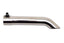 Gibson Turn Down Slash-Cut Tip - 1.5in OD/1.5in Inlet/8in Length - Stainless for offroad performance