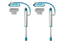 King Shocks 2005+ Toyota Tacoma (6 Lug) Rear 2.5 Dia Remote Reservoir Shock w/Adjuster (Pair) for offroad performance upgrades