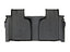WeatherTech 19-23 Chevrolet Silverado 1500 Crew Cab (1st Row Bucket Seats) Rear FloorLiner - Black for offroad performance upgrades
