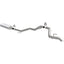 MagnaFlow 2020 Jeep Gladiator 2.5in Rock Crawler Series Single Rear Exit SS Cat-Back Exhaust w/o Tip for performance offroad parts