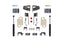 MaxTrac 2019+ GM C/K1500 2WD/4WD 3-4in Rear Adj. Lowering Flip Kit components and hardware