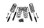 MaxTrac 09-18 RAM 1500 2WD V8 2 Door 2in/4in Lowering Coil Kit components for offroad suspension enhancements.