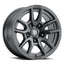 ICON Vector 5 17x8.5 5x150 25mm Offset 5.75in BS 110.1mm Bore Satin Black Wheel for trucks and SUVs