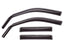 WeatherTech 05-15 Toyota Tacoma DC Front&Rear Side Window Deflectors - Dark Tint, exterior accessories for trucks