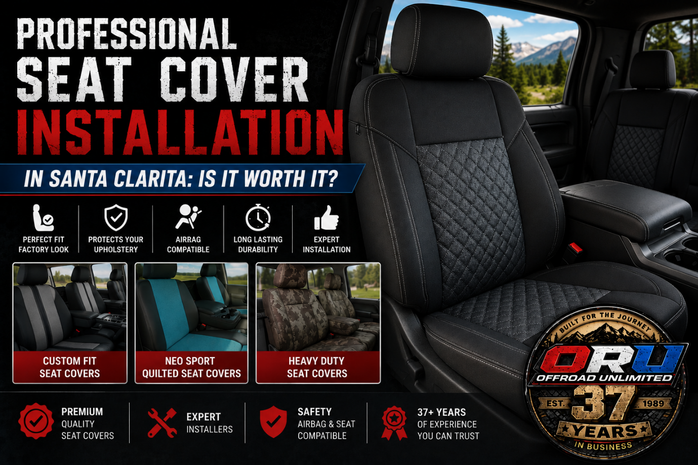 seat covers Santa Clarita CA