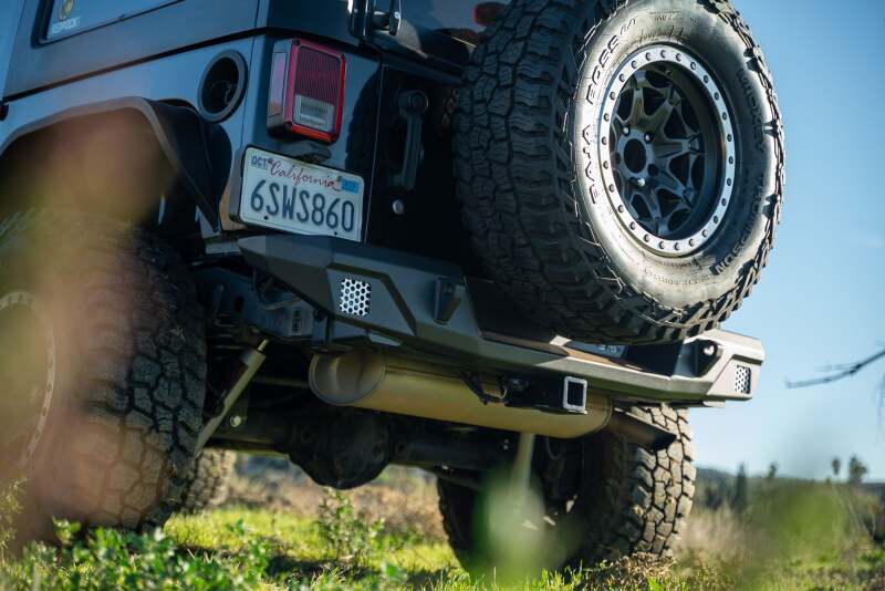 DV8 Offroad 07-18 Jeep Warngler JK Mid-Width Rear Bumper Secondary image
