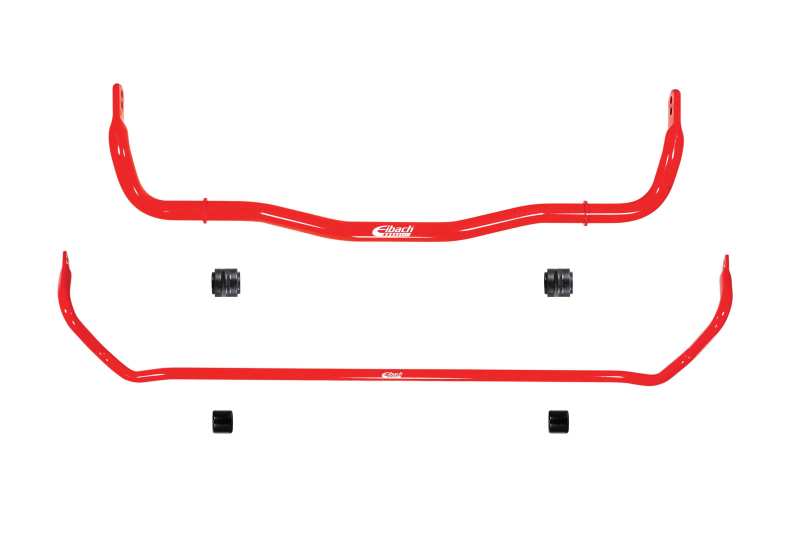 Eibach 35mm Front & 22mm Rear Anti-Roll Kit for 11-18 Chrysler 300C / Dodge Charger/Challenger in red. Main image