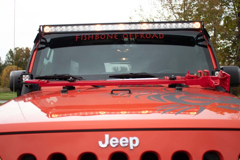 Fishbone Offroad Hood Mounted Hi-Lift Jack Mount JK/JL/JT Secondary image