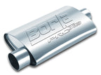 Borla Pro-XS 2in Tubing 14in x 4in x 9.5in Oval Center/Offset Muffler for offroad parts and performance upgrades.