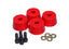 Energy Suspension 96-02 Toyota 4Runner Front Hyper Flex Red Bump Stop Set and hardware