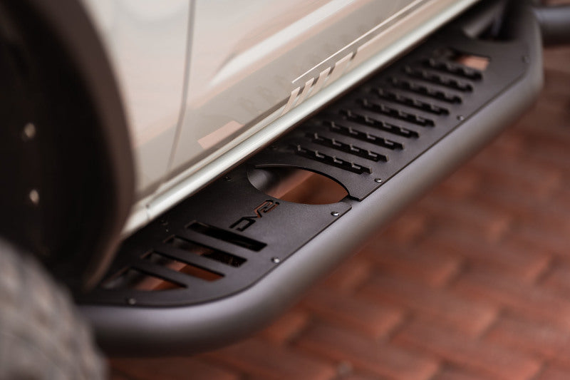 DV8 Offroad 21-22 Ford Bronco OE Plus Series Side Steps close-up view.
