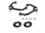 Cognito 19-24 Chevy/GMC Silverado/Sierra 1500 4WD 1in Standard Leveling Kit components including control arms and strut spacers.