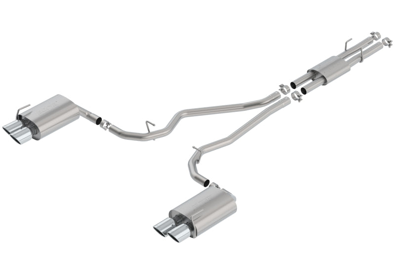 Borla 2020 Ford Explorer ST 3.0L V6 2.25in ATAK Exhaust - Chrome Tips Main image