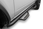 N-Fab Nerf Step 2021 Ford Bronco (4 Door) - Tex. Black - SRW - 3in. side view with offroad truck accessories.