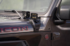 DV8 Offroad 18-22 Jeep Gladiator JT Cowl Light Bar Bracket with LED lights