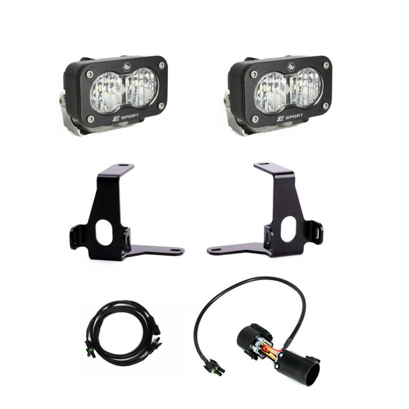 Baja Designs 2024+ Toyota Tacoma S2 Sport Reverse Kit w/ Plug and Play Harness, offroad lighting and electrical accessories. Main image