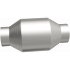 MagnaFlow Conv Univ 2.25in Inlet/Outlet Center/Center Round - OEM grade catalytic converter for offroad performance upgrades.