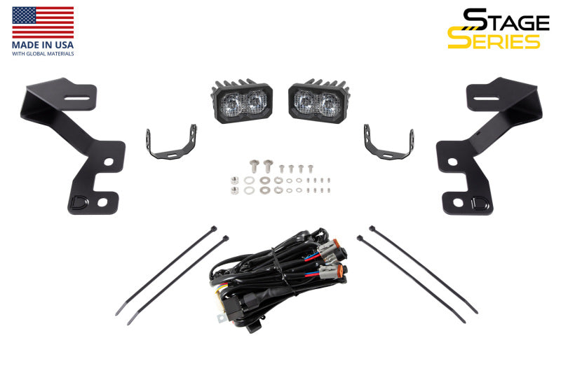 Diode Dynamics 2021 Ford Bronco Sport SS3 LED Ditch Light Kit - Sport Yellow Combo Secondary image