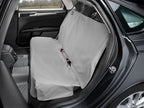 WeatherTech 56in W x 19.5in Depth x 22.5in H Seat Protector - Grey in car interior