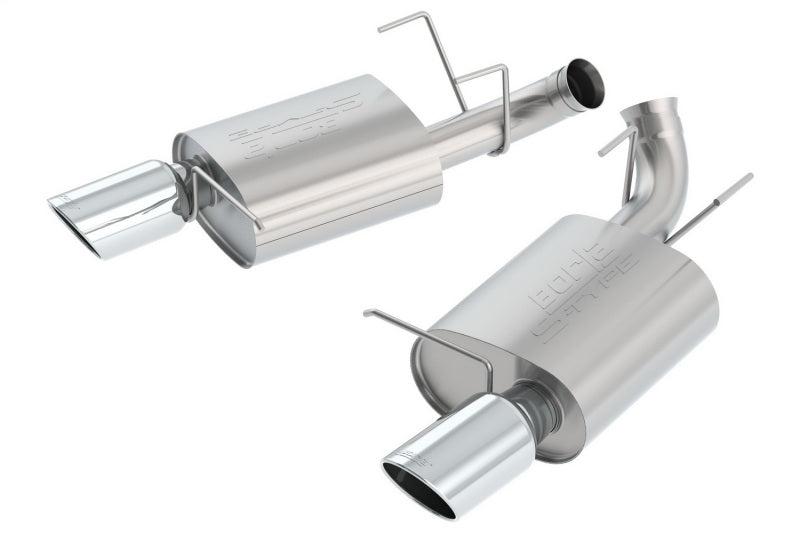 Borla 11-12 Ford Mustang GT 5.0L 8cyl 6spd RWD S-Type Exhaust featuring T-304 stainless steel tips. Main image