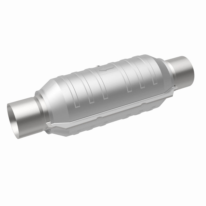 MagnaFlow Conv Univ 2.25inch Honda catalytic converter for off road parts and performance upgrades.