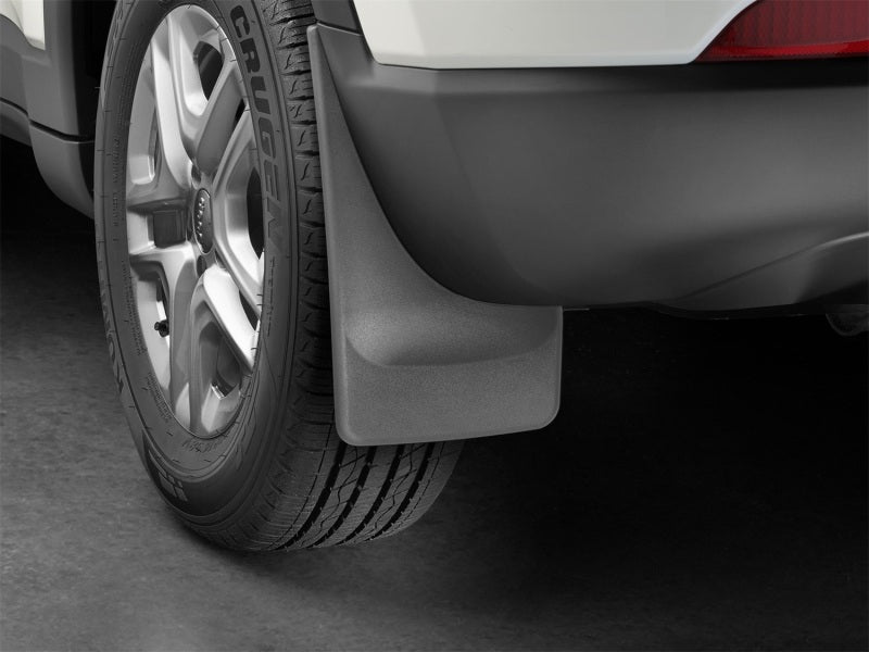 WeatherTech 2018+ Jeep Compass Rear No Drill MudFlaps - Black Secondary image