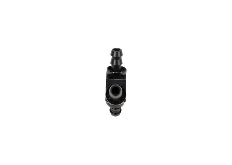 Fleece Performance Universal 3/8in Aluminum Y Barbed Fitting (For -6 Pushlock Hose) - Black Anodized Secondary image