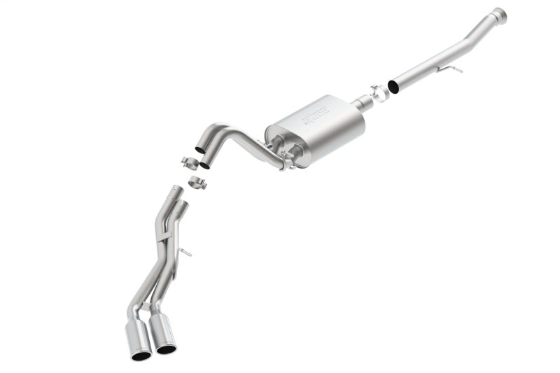 Borla 15-16 Cadillac Escalade ESV/Yukon Denali XL 6.2L V8 AT Split Side Ext SS S-Type CB Exhaust system components Main image