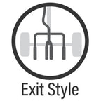Exit style graphic for Magnaflow 2023 Toyota GR Corolla NEO Cat-Back Exhaust System